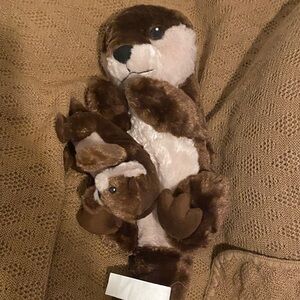 Adorable Brown Otter Plush Toy ikea NWOT
